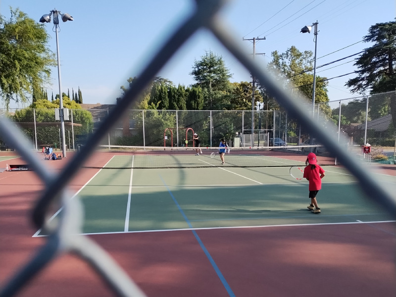 Tennis Courts California Arcadia Camino Grove Park