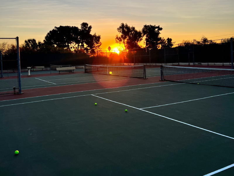 Tennis Courts California Arcadia Orange Grove Park