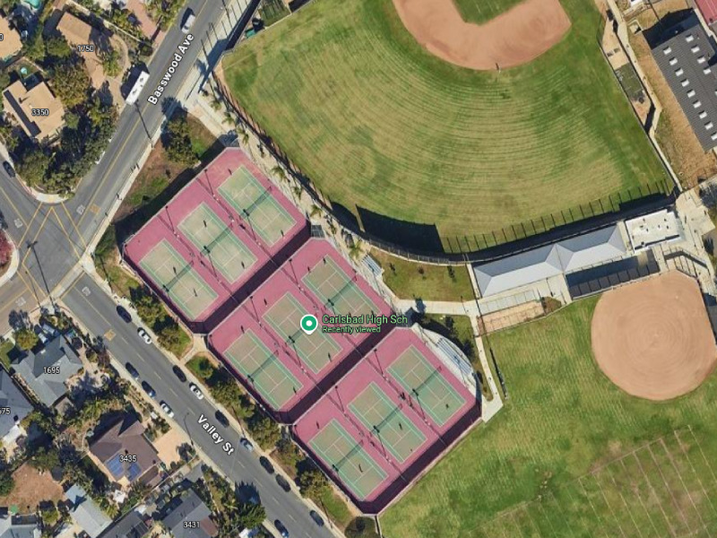 Tennis-Courts-California-Carlsbad-High School