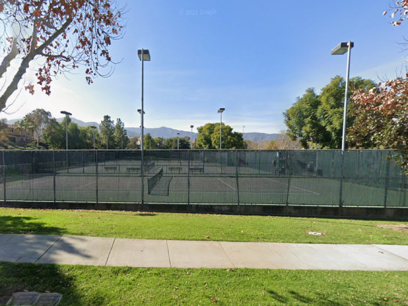 Tennis-Courts-California-Corona-Playground at Mountain Gate Park