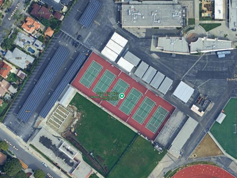 Tennis-Courts-California-Culver City High School Tennis Court