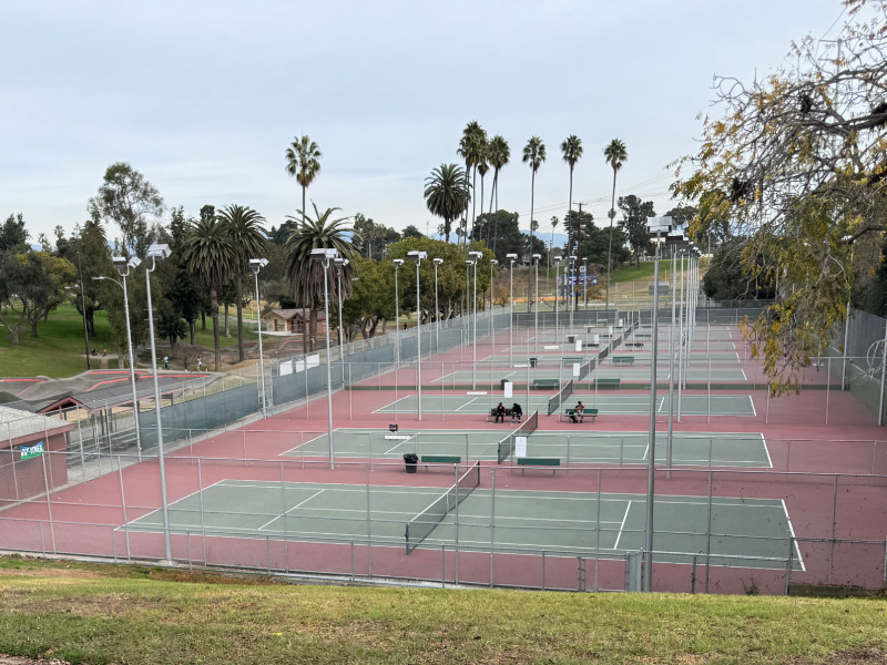 Tennis-Courts-California-Inglewood-Edward Vincent Jr. Park