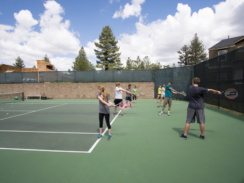 Tennis-Courts-California-Mammoth Lakes-Snowcreek Athletic Club
