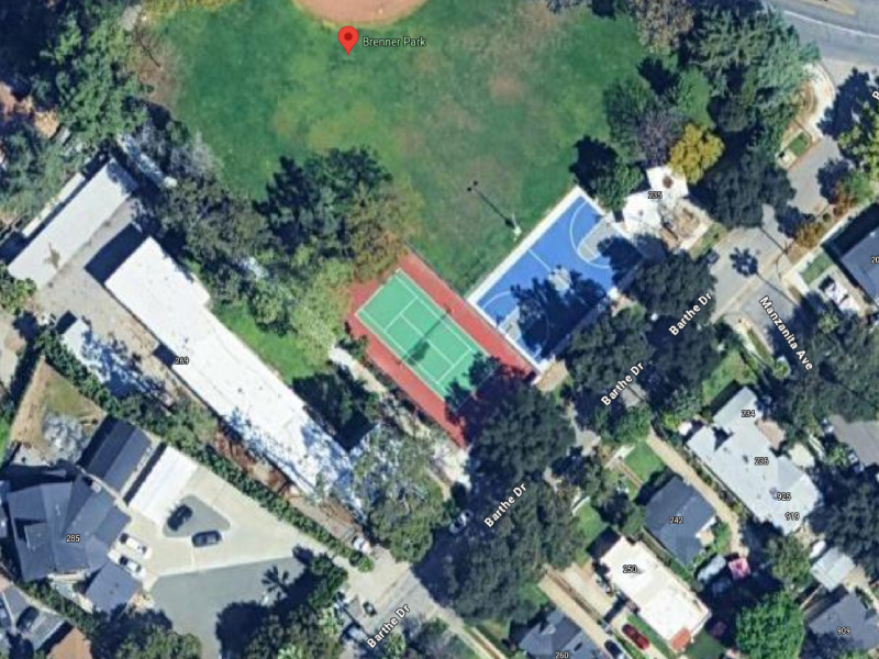 Tennis-Courts-California-Pasadena-Brenner Park