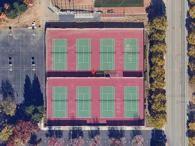 Tennis-Courts-California-Sacramento-Natomas High school Tennis Courts