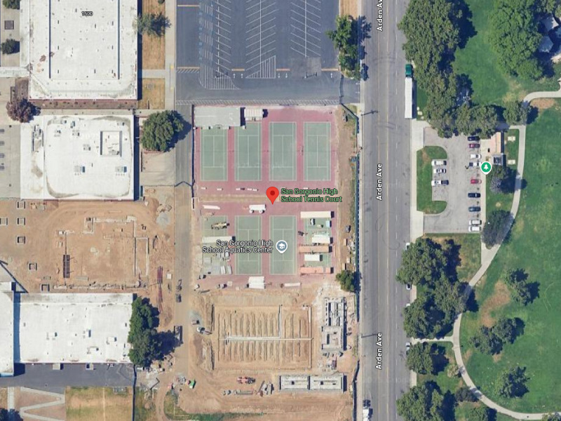 Tennis-Courts-California-San Bernardino-San Gorgonio High School Tennis Court
