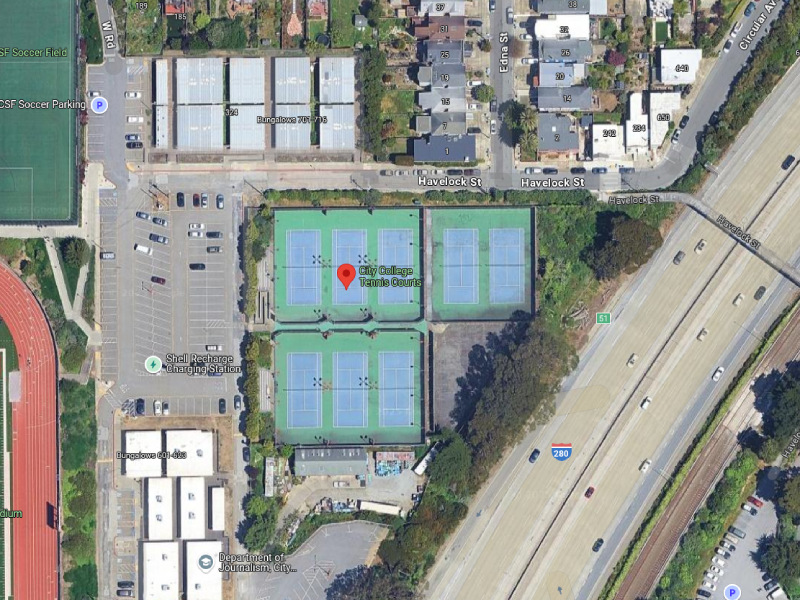 Tennis-Courts-California-San Francisco-City College Tennis Courts