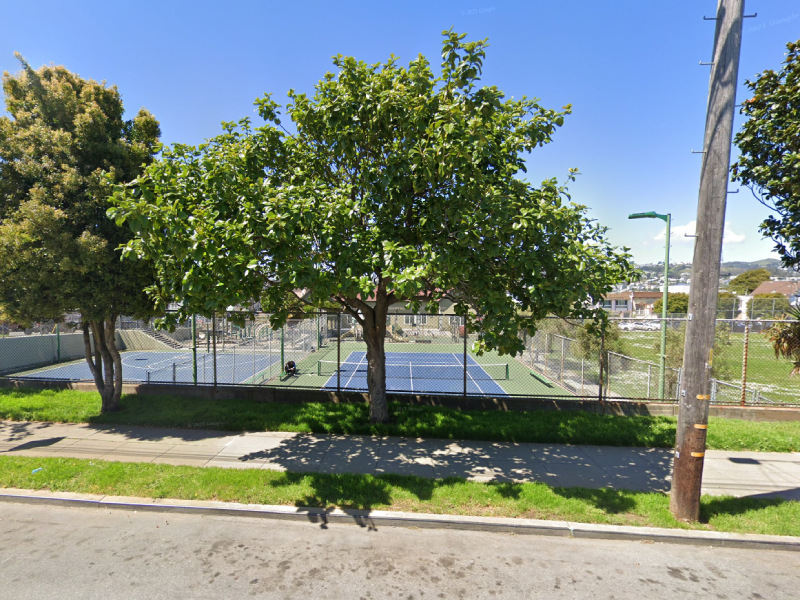 Tennis-Courts-California-San Francisco-Excelsior Playground Park