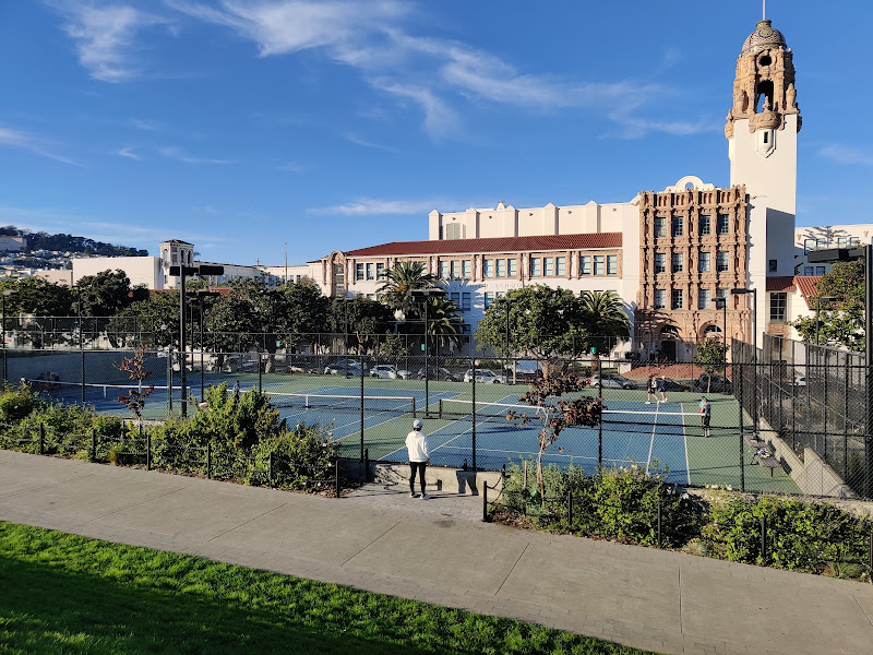 Mission Dolores Tennis Courts In San Francisco Tennis Pickleball Courts
