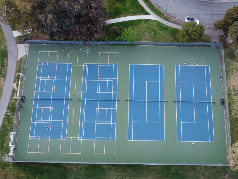 Tennis-Courts-California-San Jose-Doerr Park