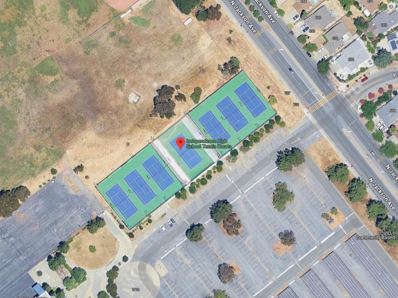 Tennis-Courts-California-San Jose-Independence High School Tennis Courts