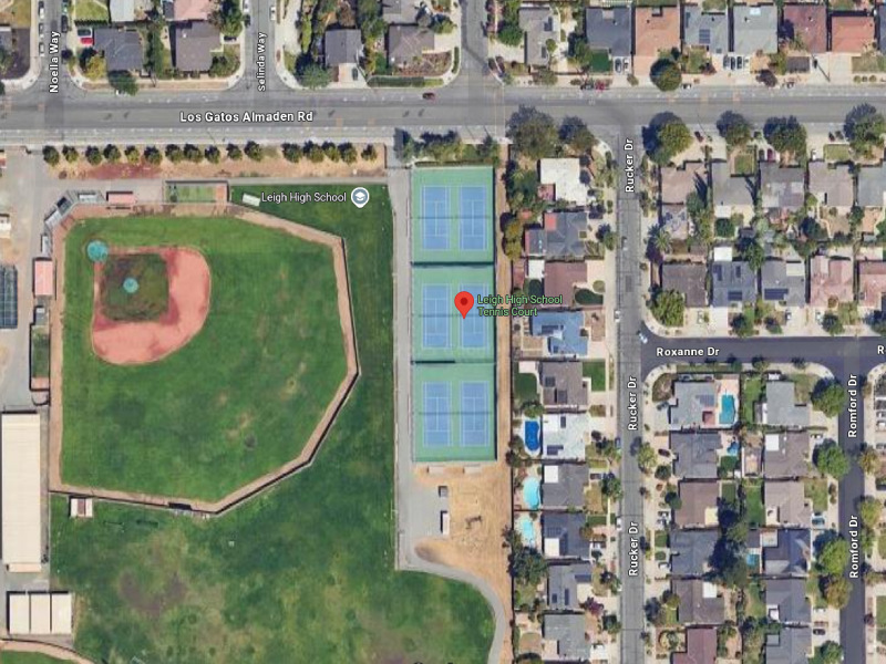 Tennis-Courts-California-San Jose-Leigh High School Tennis Court