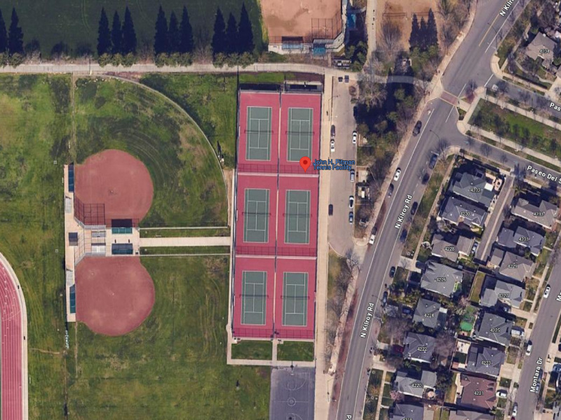 Tennis-Courts-California-Turlock-John H. Pitman Tennis Facility