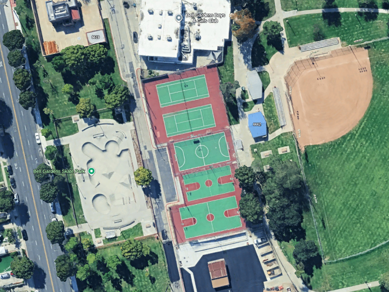 Tennis-Courts-California-Bell Gardens Veterans Park