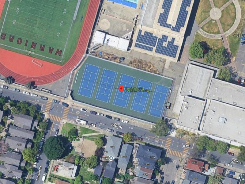 Tennis-Courts-California-Oakland-Tennis Courts | McClymonds High School