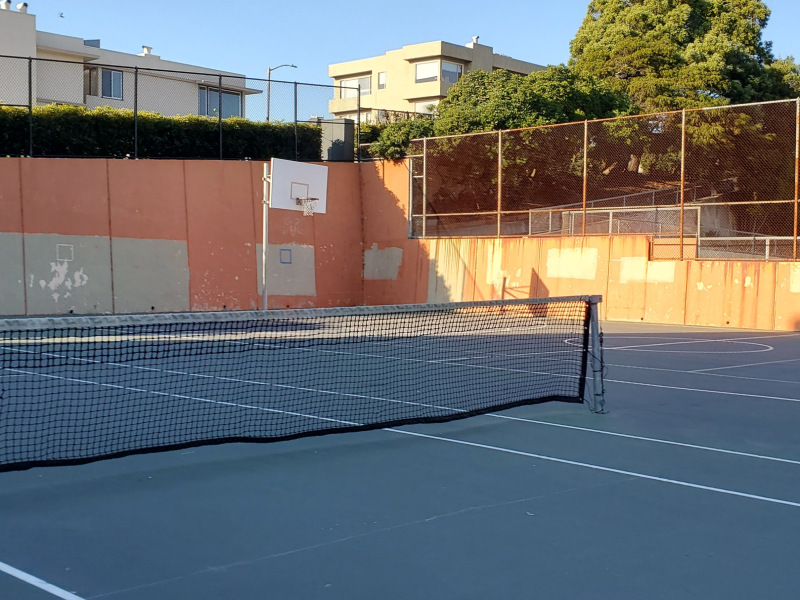 Tennis-Courts-California-San Francisco-Laurel Hill Playground Park