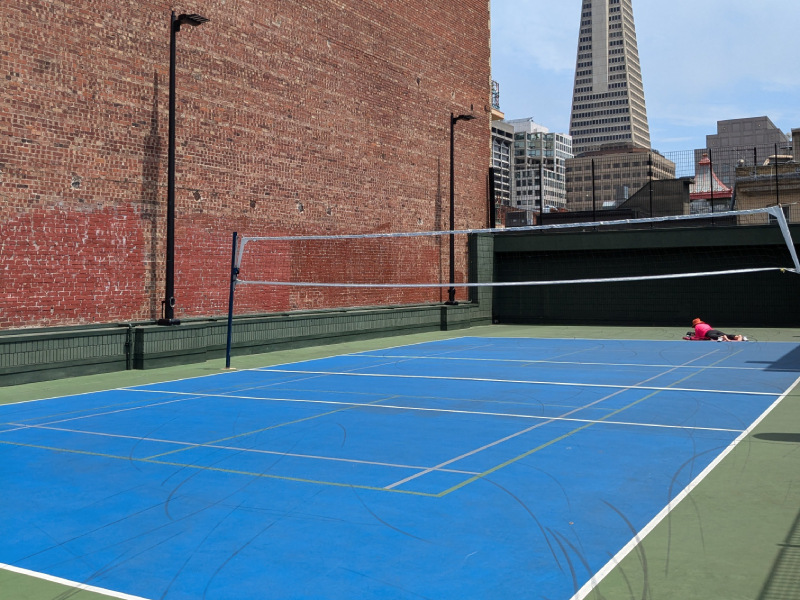 Tennis-Courts-California-San Francisco-Willie “Woo Woo” Wong Playground Park - Badminton Court