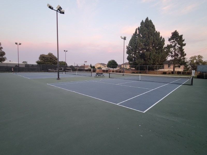 Tennis-Courts-California-San Lorenzo-Mervin Morris Tennis Courts