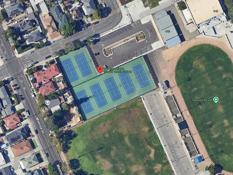 Tennis-Courts-California-Santa Clara-Buchser Middle School Tennis Courts