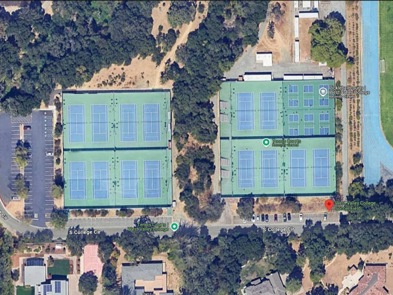 Tennis-Courts-California-Saratoga-West Valley College Tennis Courts