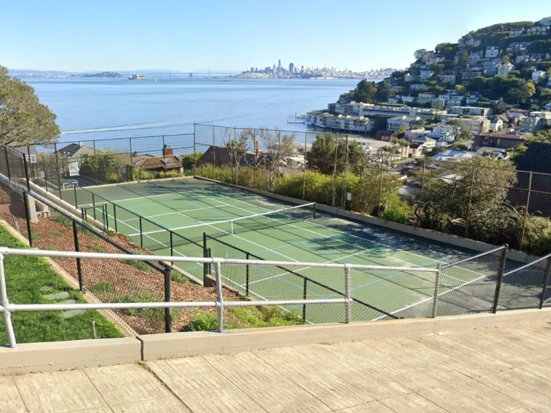 Tennis-Courts-California-Sausalito-Southview Park Tennis and Pickleball Court