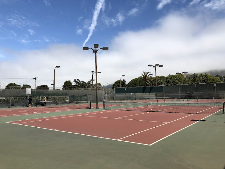 Tennis-Courts-California-South San Francisco-Orange Memorial Park Tennis Courts
